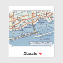 バビロンNYクラシックの地図 シール