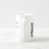 バビーによるキャンプグラウンドのモチーフ - マーサズ・ヴィニヤード ボーンチャイナマグカップ (裏面)