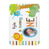 バビーズファースト誕生日カスタマイズ可能なパーティーの好意 マグネット (縦)