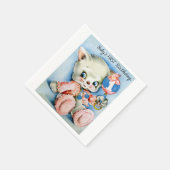 バビーズファースト誕生日紙ナプキンス スタンダードカクテルナプキン (角)