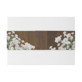 バビーズブッ素朴スモノグラムの結婚のベリーバンド 招待状ベリーバンド (裏面例)