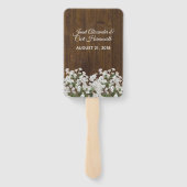 バビーズブリー素朴結婚式 プログラムファン ハンドファン (裏面)