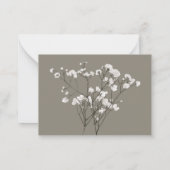 バビーズブレスフローラ悔やみや弔慰サンキューカード ノートカード (裏面)