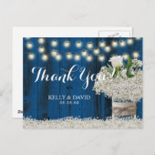 バビーズブ素朴レスフローラジャー海軍バーンサンサンキュー ポストカード (正面/裏面)