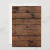 バビーズブ素朴レスメイソンジャールカントリーウェディング 招待状 (裏面)