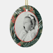 バビーズ初めてのクリスマスと誕生統計ホリデイ セラミックオーナメント (右)