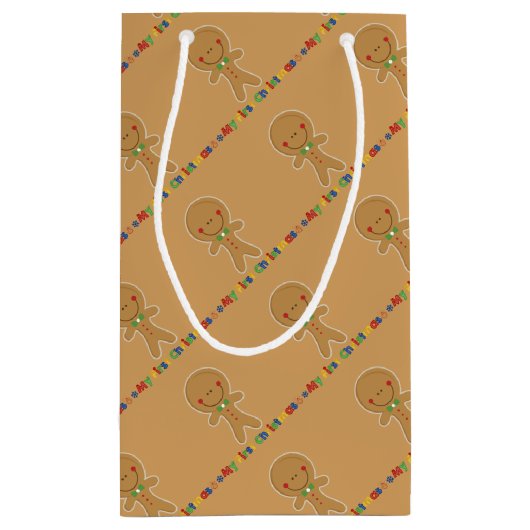 バビーズ初めてのクリスマスジンジャーブレッドボーイ スモールペーパーバッグ (裏面)