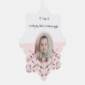 バビーズ初めてのクリスマスピンクオーナメント オーナメントカード (右)