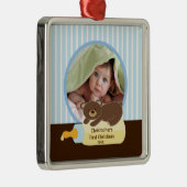 バビーズ初めてのクリスマスフォトオーナメントベアボトル メタルオーナメント (右)