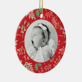 バビーズ初めてのクリスマスホリデーパターンオーナメント セラミックオーナメント (右)