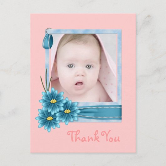 バビーズ1stクリスマス新生児写真 ポストカード (正面)