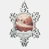 バビーズ |FIRST PHOTO記念クリスマスオーナメント スノーフレークピューターオーナメント (右)