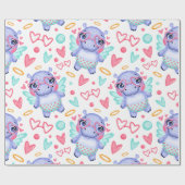 バビーヒッポハート型サングラス ラッピングペーパー (フラット)