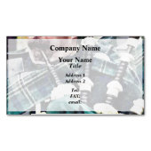 バピパーのクローズアップ マグネット名刺 (正面)