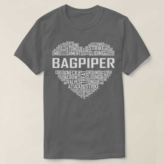 バピパーハート Tシャツ (デザイン正面)