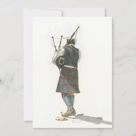 バピパーフラットカード 招待状 (正面)