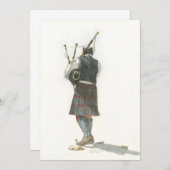 バピパーフラットカード 招待状 (正面/裏面)