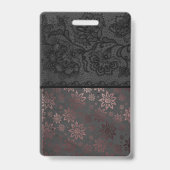 バファンキーッジ：共有スマイルのマスク着用 バッジ (裏面)
