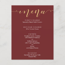 バファンシールガンディ&金ゴールド結婚のメニュー