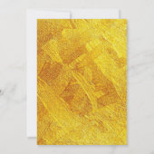 バフアロープレイドチョークボードホイルクリスマスパーティ 招待状 (裏面)