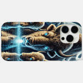 バフィファロー群れの宇宙との神秘的なつながり Case-Mate iPhoneケース (裏面 (横))