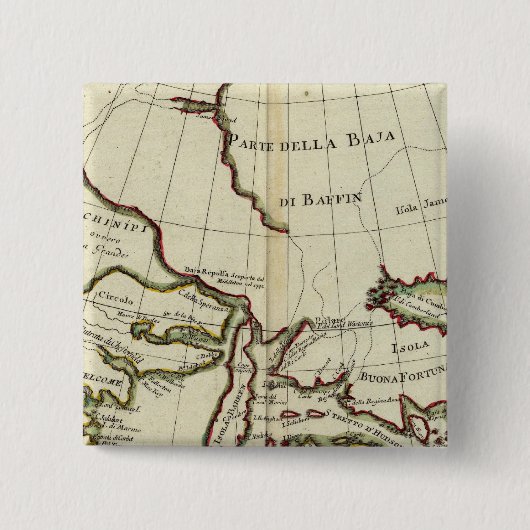 バフィンベイ北大西洋海 缶バッジ (正面)