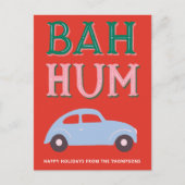 バフウムバグホリデー図解入りの、写真付きのポストカード ポストカード (正面)