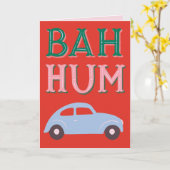 バフウムバグ折り畳まれたホリデーグリーティングカード カード (黄色い花)