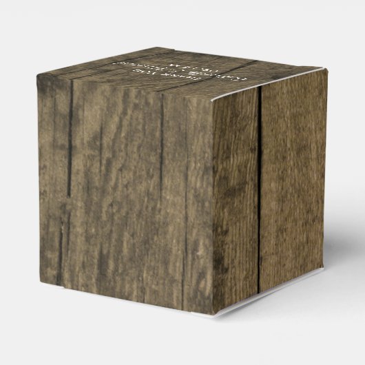 バフェイクンウッドとカウボーイハットウェスタン結婚ズ フェイバーボックス (裏面サイド)