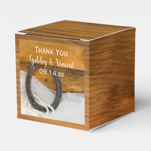 バフェイクンウッドホースシューとパーレ素朴ス結婚ズ フェイバーボックス (正面サイド)