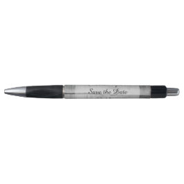 バフェイクン素朴ウッド結婚式の日付を保存 ボールペン