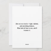 バフォメット ゴシック バレンタインデー 選ばれた人 シーズンカード (裏面)