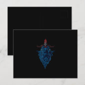 バフォメット シギル メンデスの羊 Satan ダーク ゴス インビテーションポストカード (正面/裏面)