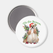 バフコッカースパニエル犬'Tis the Season – マグネット (正面/裏面)