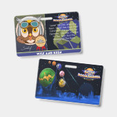 バフサダフ バッジ (Front & Back)