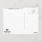 バフテール(昆虫)マルハナバチオンガーデンタイムポストカード ポストカード (裏面)