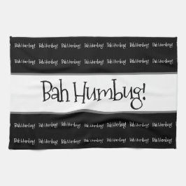 バフバグ黒のクリスマス キッチンタオル