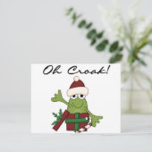 バフフマガエルクリスマスTシャツとギフト シーズンカード (スタンド正面)