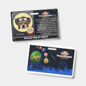 バフヘルブスター バッジ (正面＆裏面)