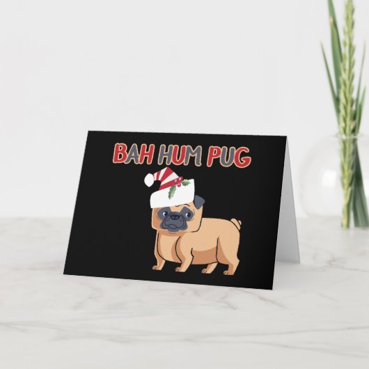 バフマパグ クリスマス 犬 ユーモア (正面)