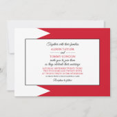 バフラインハーブ, バフラインの国旗 結婚式 招待状 (正面)