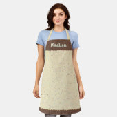 バフランスのニラアイスクリーム エプロン (着用した状態)