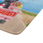 バフランスのルドッグバレンタインデートラック カッティングボード (角)