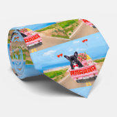 バフランスのルドッグバレンタインデートラック ネクタイ (ロール)