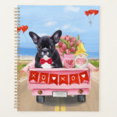 バフランスのルドッグバレンタインデートラック プランナー手帳 (正面)