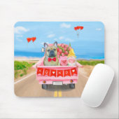 バフランスのルドッグバレンタインデートラック マウスパッド (マウス)