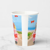 バフランスのルドッグバレンタインデートラック 紙コップ (左)