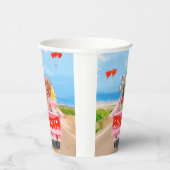 バフランスのルドッグバレンタインデートラック 紙コップ (右)