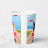 バフランスのルドッグバレンタインデートラック 紙コップ (左)