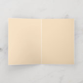 バフランスのンタイン 箔グリーティングカード (内側レイダウン)